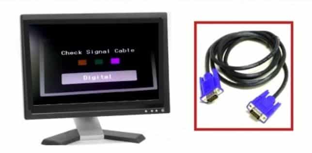 Test The Monitor Cable